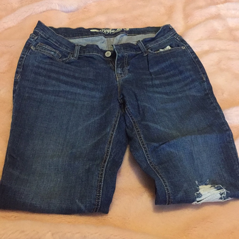 Old Navy skinny boyfriend jeans